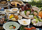 伊勢海老 アワビ とらふく 三昧